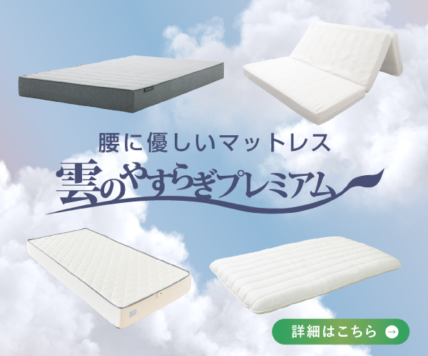 肩や腰の辛さでお悩みの方へ★凹凸加工・体圧分散の浮圧敷き布団【雲のやすらぎプレミアム】
