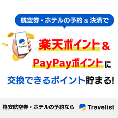 国内格安航空券・LCCの比較・予約なら【トラベリスト】