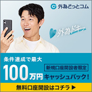 外為どっとコム（入金10万円＋5万通貨取引以上の取引完了）