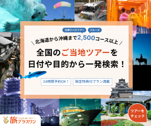 【旅プラスワン】日本全国のオプショナルツアーの比較・予約はおまかせ！